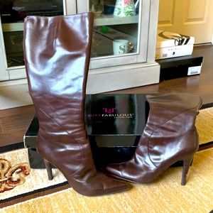 Nine West- Brown, leather boots